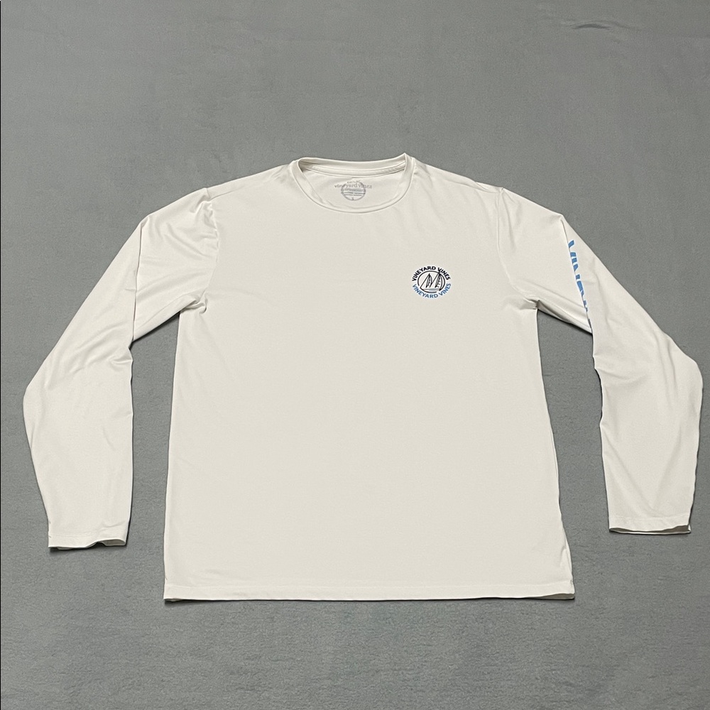 Vineyard Vines Performance Men’s Size S Long Sleeve Activewear Casual Spellout